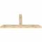 Ekena Millwork Portland Rough Sawn Timber Gable Bracket, Douglas Fir, 84"W x 38"H x 4"D x 6"F, 11/12 Pitch GBW084X38X0406POR00RDF - alternate 3